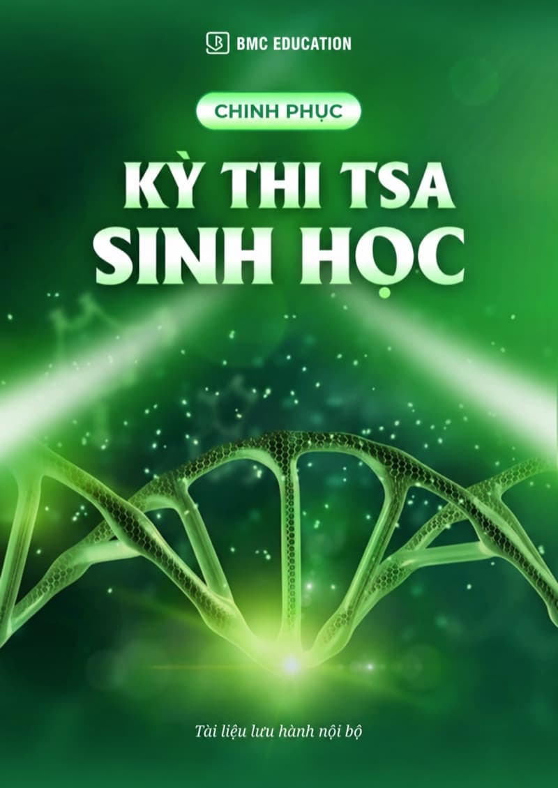 Bìa sách Chinh phục kỳ thi TSA – Sinh học